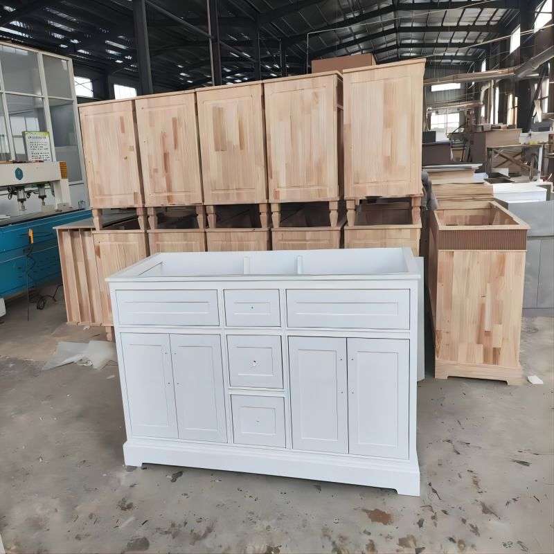 bathroom vanity assembling